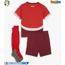 Maglie da calcio Svizzera Prima Maglia Bambino Europei 2024 Manica Corta (+ Pantaloni corti)